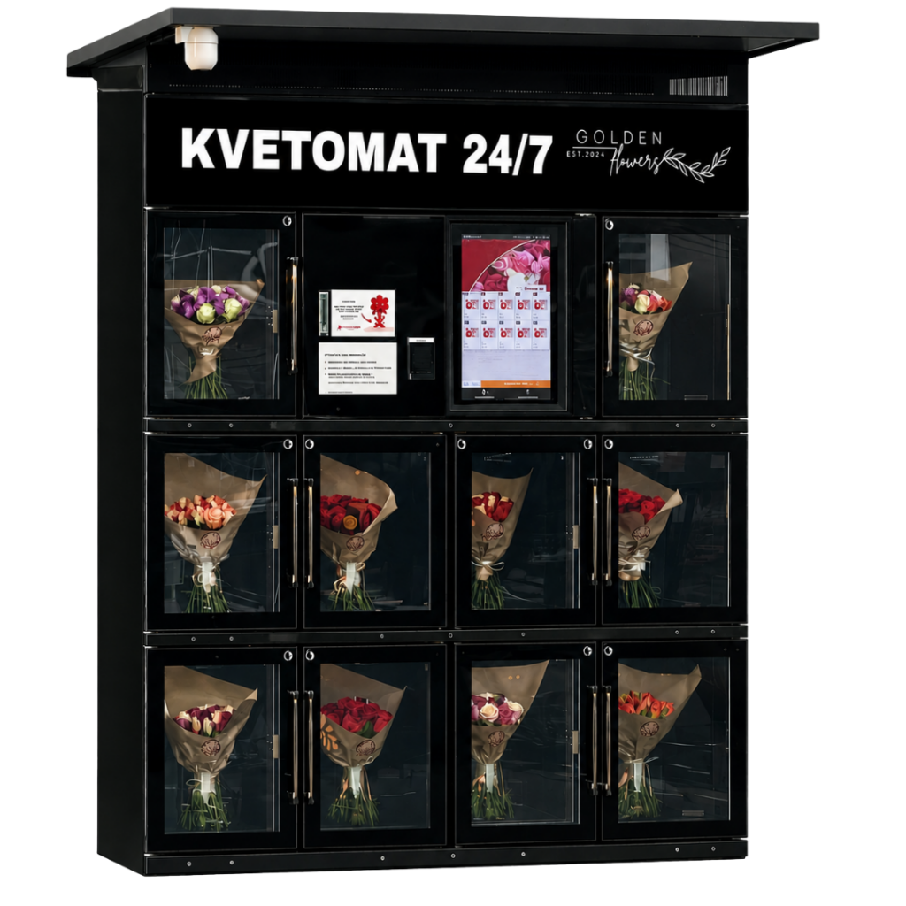 Kvetomat Golden Flowers na predaj kvetov bez obsluhy