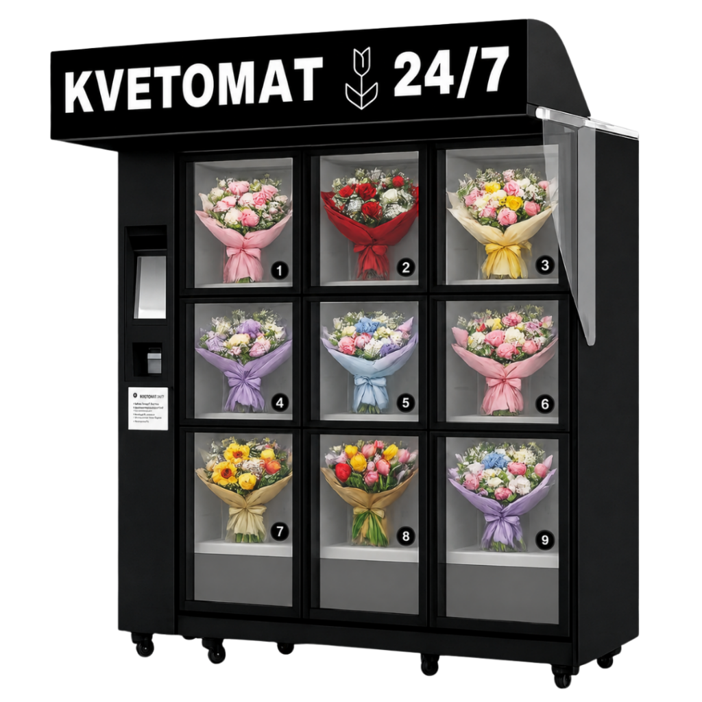 Kvetomat Supreme — prémiový automat na kytice